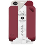 Wholesale - 4pk 11"x7" ASST RED NON-SLIP FLEX CUTTING MATS C/P 24, UPC: 789554865869
